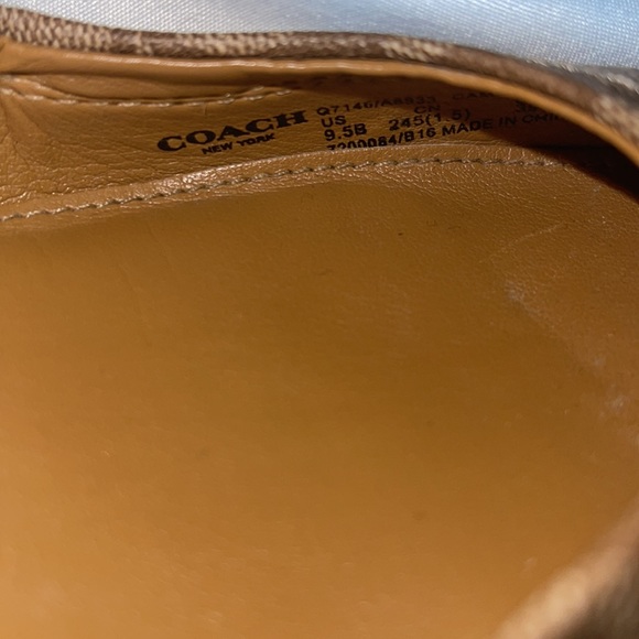 Coach flats size 9.5 brown - Picture 6 of 6